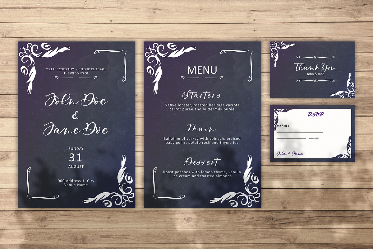 Vas - Ornament Wedding Invitation, an Invitation Template by JACodes (Photo 1 of 2)