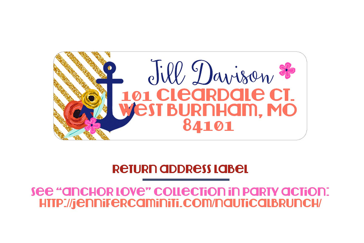 Anchor Love Party Invitation, an Invitation Template by Jennifer Caminiti (Photo 4 of 4)