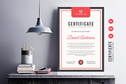 516. Modern Certificate Template, a Stationery Template by CreativeRezwan (Thumbnail 2 of 3)