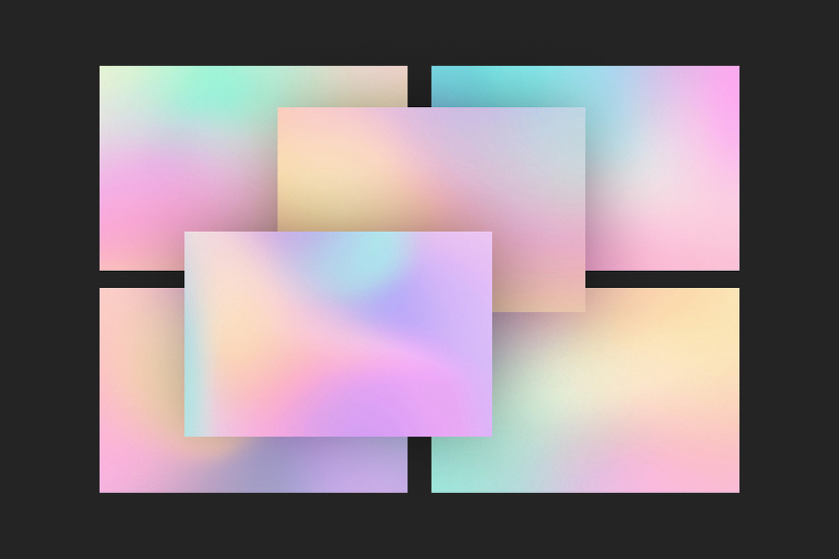 Soft Pastel Gradient Backgrounds, a Background Graphic by Filip Studio (Photo 7 of 9)