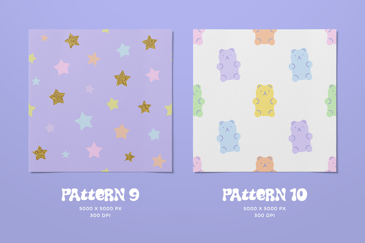 Pastel Pattern Set, a Pattern Graphic by Dedraw Studio (Photo 6 of 20)