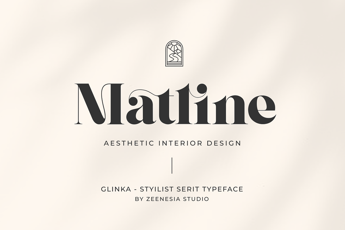 Glinka - A Stylist Serif Font, a Serif Font by zeenesia (Photo 6 of 25)