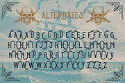 Pirate Rum Vintage Label Font, a Serif Font by JumboDesign (Thumbnail 6 of 6)