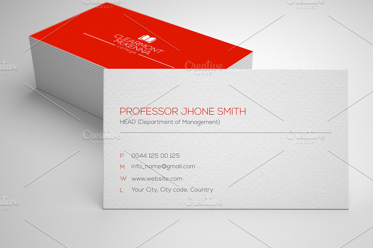 Simple Business Card, a Business Card Template by Helal Shop (Photo 4 of 4)