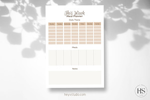 CANVA Meal-Pantry Planner Templates