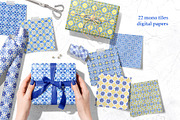 Portuguese Tiles Digital Papers Set2, a Pattern Graphic by ilonitta (Thumbnail 6 of 11)