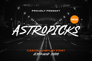 Astropicks - Casual Display Font