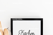 A4 Print mock up black frame A5 A3, a Print Template by Grace White (Thumbnail 3 of 4)