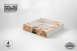 Small Box Drawer WindowSleeve Mockup