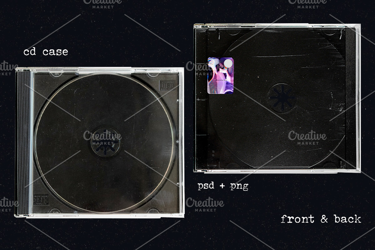 CD disk & case mockups, a Packaging Mockup by MixedArt (Photo 8 of 13)