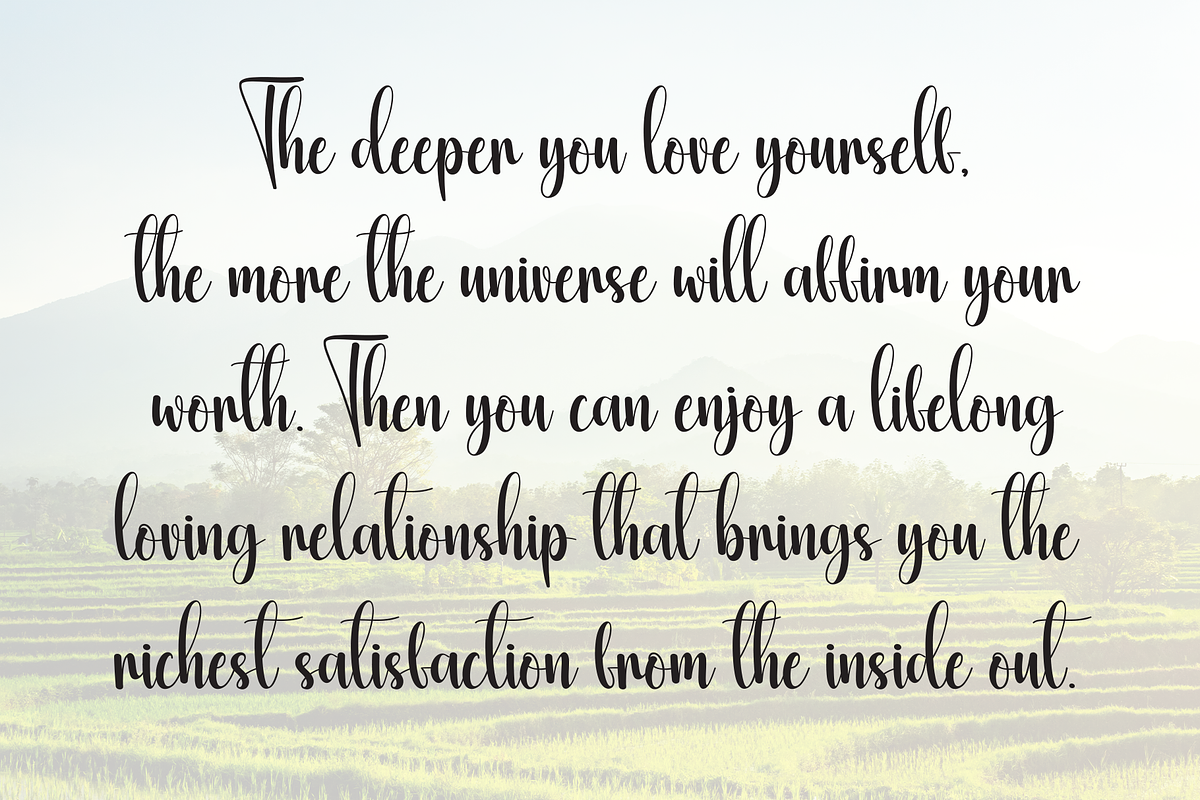 Highland | Script Font, a Handwritten Font by Scratchones (Photo 6 of 9)