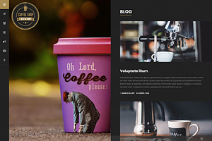 Coffee Shop - WordPress Theme