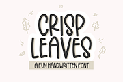 Crisp Leaves | Font with Doodles, a Font by KA Designs (Thumbnail 1 of 12)