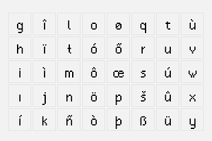 Standard Pixel Font 4 Styles