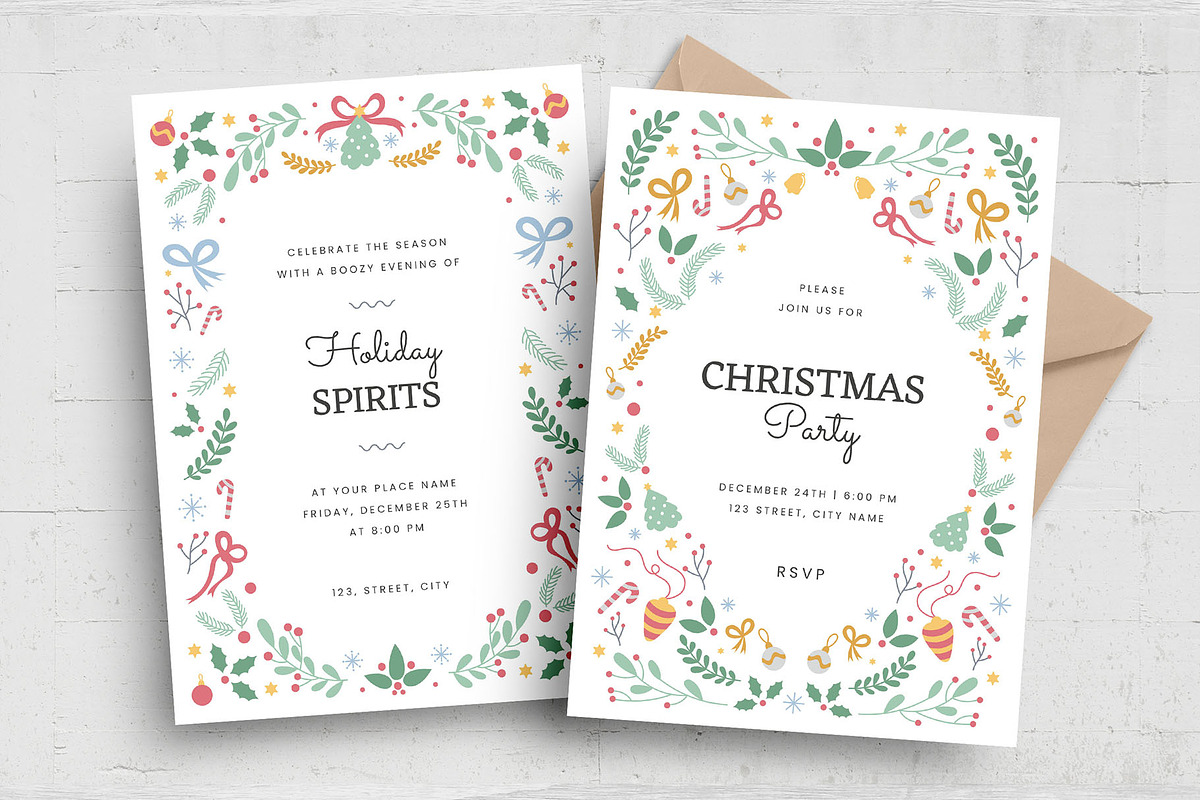 Ornate Christmas Greetings Flyers, a Flyer Template by BrandPacks (Photo 2 of 6)