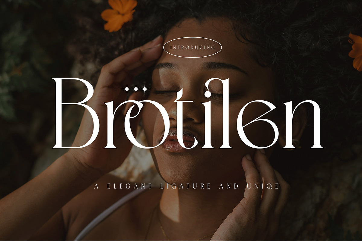 Brotilen Elegant Ligature Serif, a Serif Font by Alfinart (Photo 1 of 10)