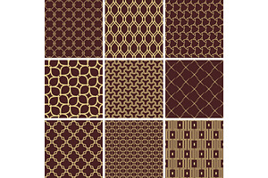 Set of Vector Seamless Geometric, a Pattern Graphic by FineArtStudio