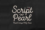 Pearl Script Font PNG Alphabet, a Script Font by Jozoor (Thumbnail 1 of 4)