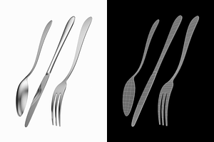 Dessert Knife, Fork, Spoon Cutlery