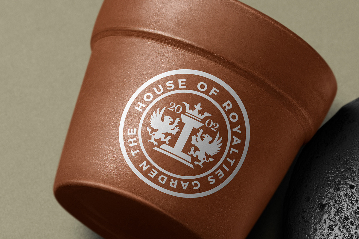 Painted Terracotta Logo Mockup, a Product Mockup by GfxFoundry (Photo 3 of 4)