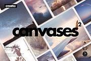 Canvas Print Mockup Set, a Poster Template by creatsy5 (Thumbnail 1 of 12)