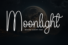 Moonlight | Script Font