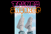 Napblow Graffiti Font, a Blackletter Font by madeDeduk (Thumbnail 3 of 8)