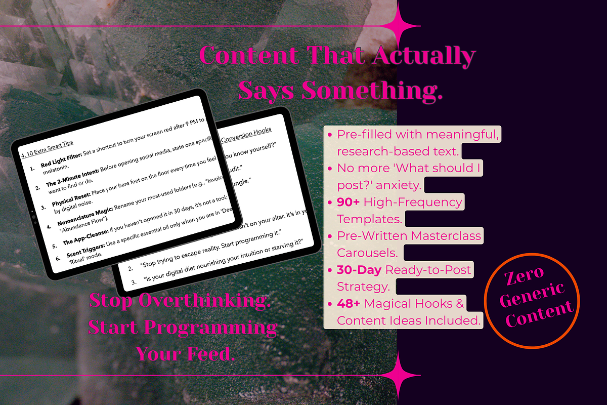 Modern Witch Instagram Templates, a Social Media Template by Mochi Atelier (Photo 2 of 11)