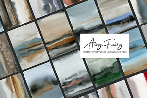 Airy-Fairy Abstract Landscapes