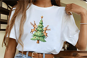 Funny Reindeer Christmas Clipart, an Illustration by CrexoraLab (Thumbnail 4 of 5)