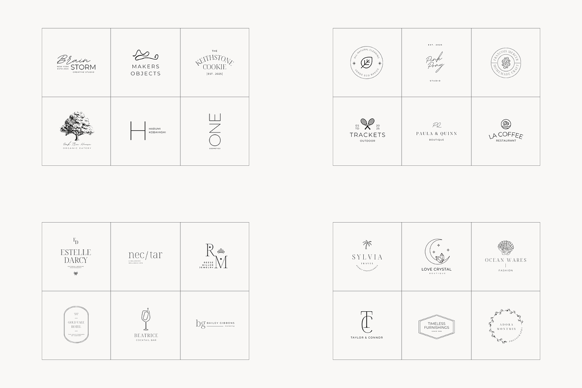 Minimal Logo Kit Bundle Volume 2, a Branding & Logo Template by Studio Kumo (Photo 10 of 13)