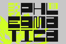 SK Phlegmatica — Heavy Display Font