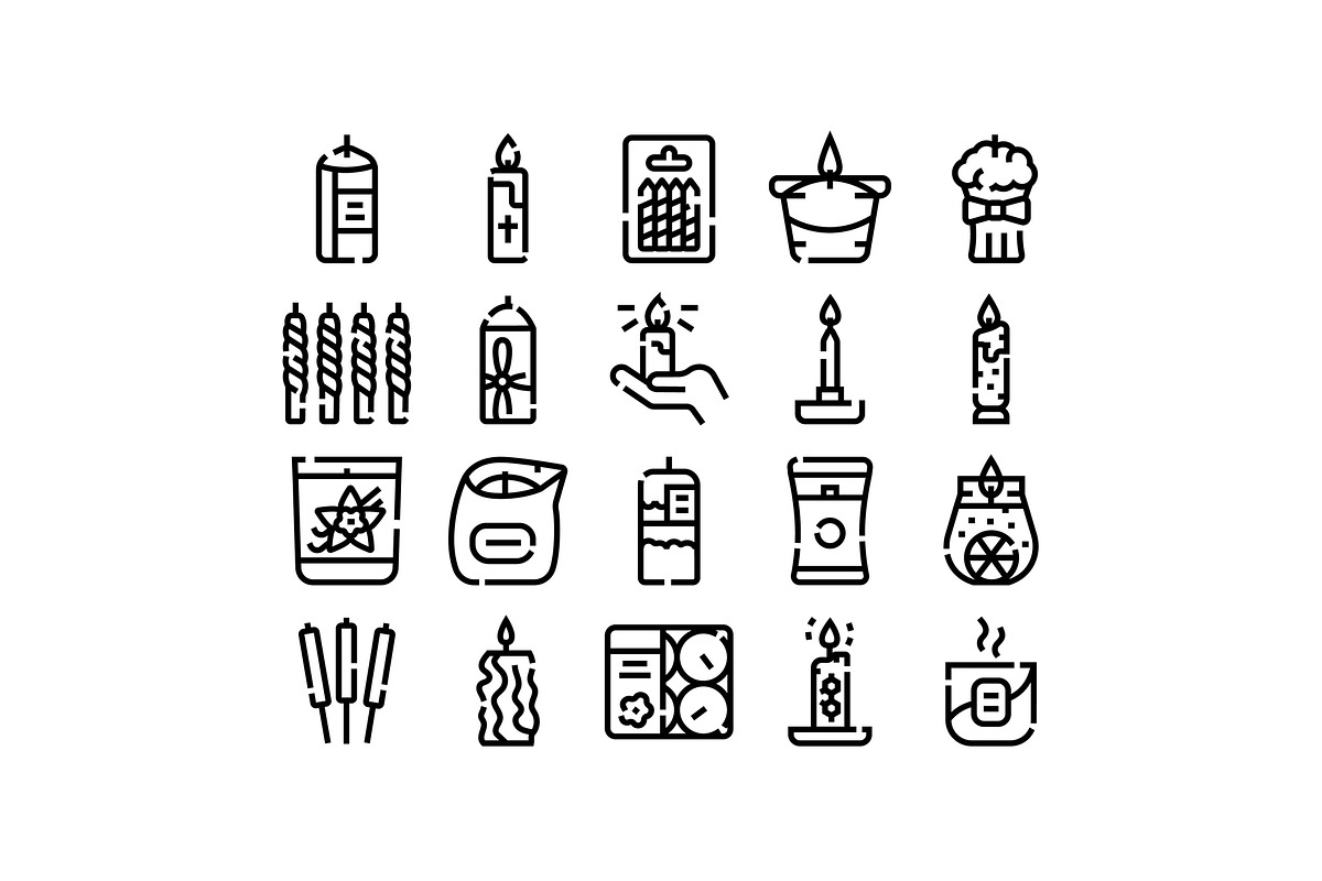 Aromatic burning candles and wax, an Object Graphic by pikepicture (Photo 1 of 3)