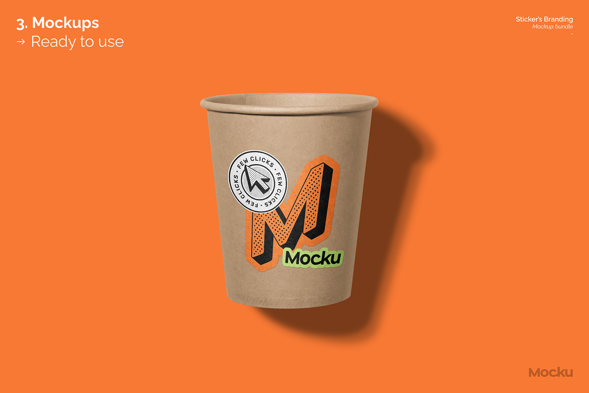 Sticker's Branding Mockup Bundle, a Packaging Mockup by Mocku (Photo 13 of 25)