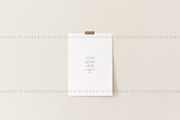 Taped Poster Mockup, a Graphic by HALFTOUNE (Thumbnail 4 of 4)
