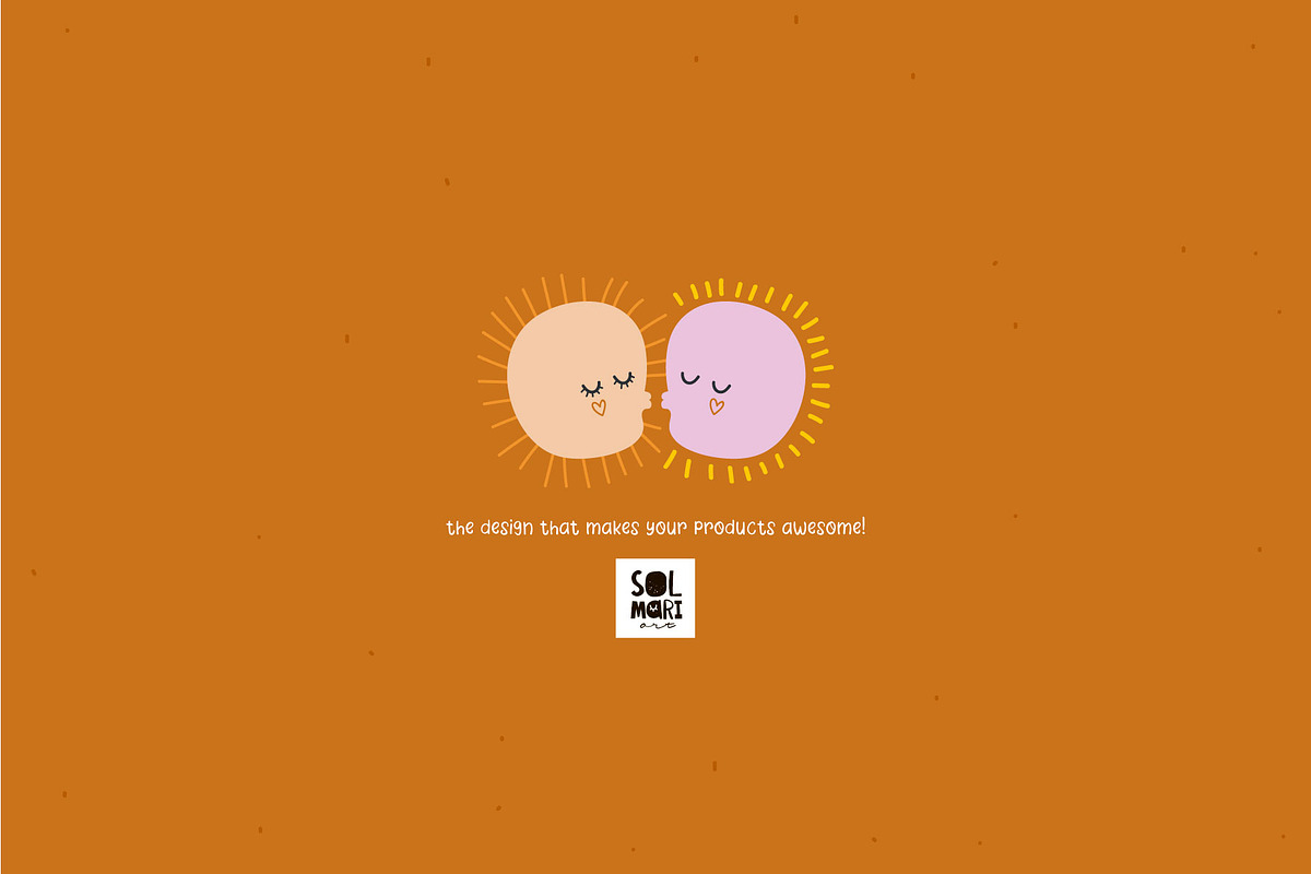Hello SUNSHINE graphic collection, a Decorative Illustration by solmariart (Photo 10 of 10)