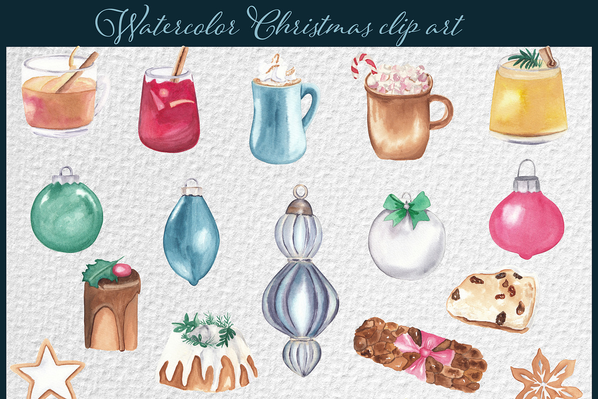 Watercolor Christmas, an Education Illustration by Visual Animal (Photo 2 of 10)