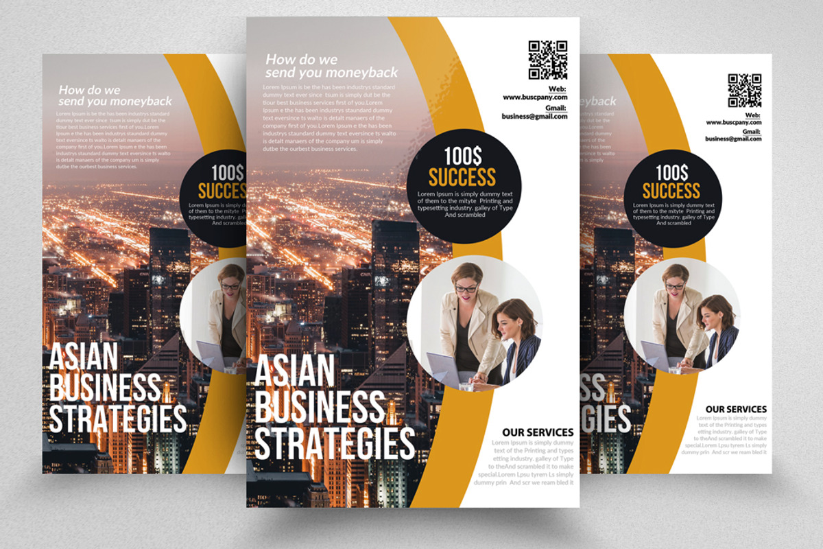 100 Business Flyers Mega Bundle, a Flyer Template by Design Up (Photo 63 of 100)