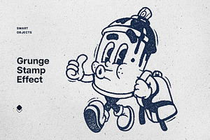 Grunge Stamp Text & Logo Effect, a Layer Style Add-On by Design Squad