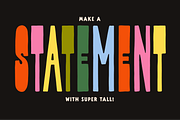 Oddball Super Tall - Retro Font, a Font by Studio Funshop by Kelli (Thumbnail 2 of 7)