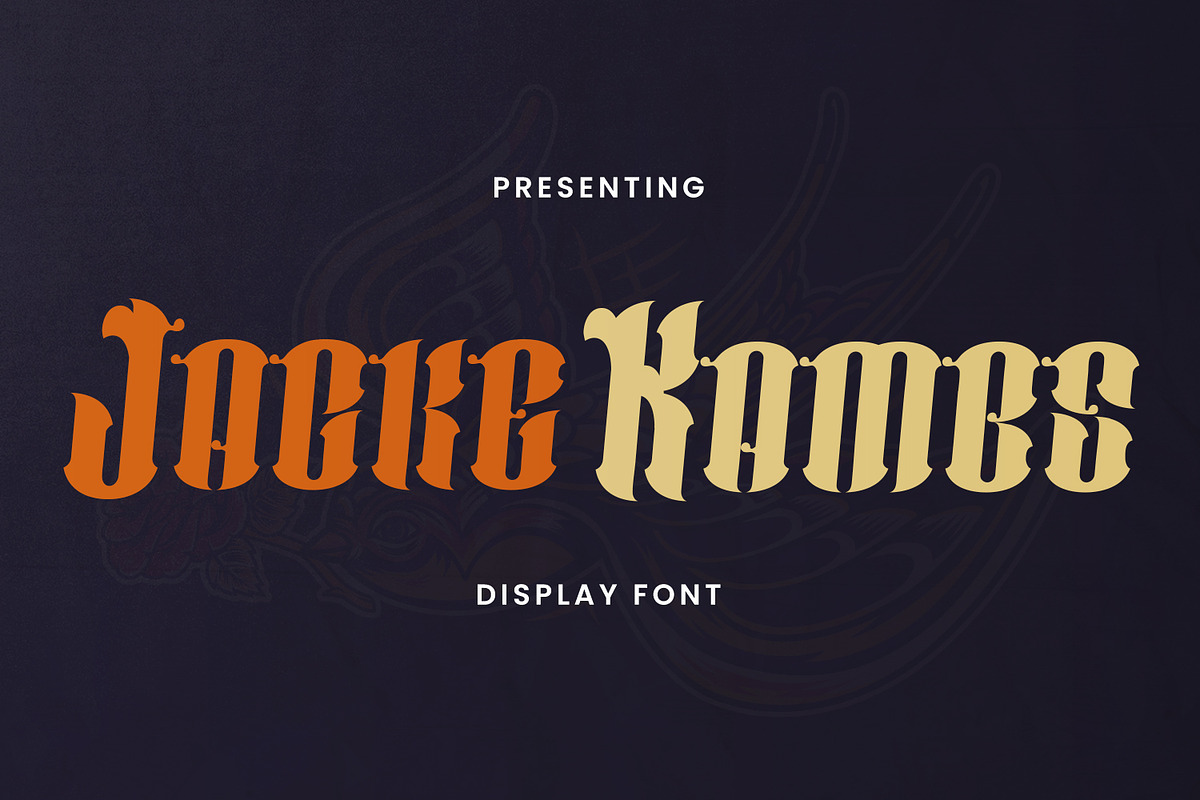 JackeKambs Font, a Serif Font by Haws.std (Photo 1 of 5)