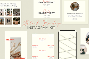 Black Friday Instagram Kit CANVA