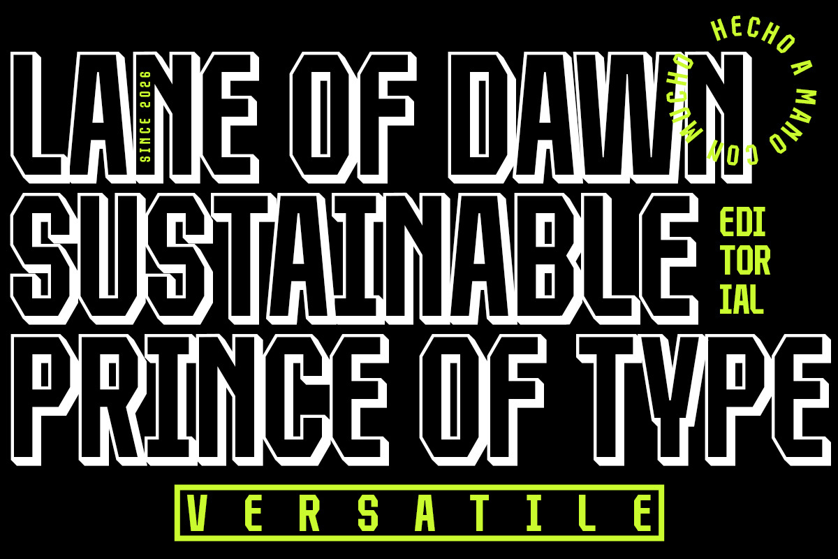 Forluten, a Sans Serif Font by Alpha Bento (Photo 8 of 10)