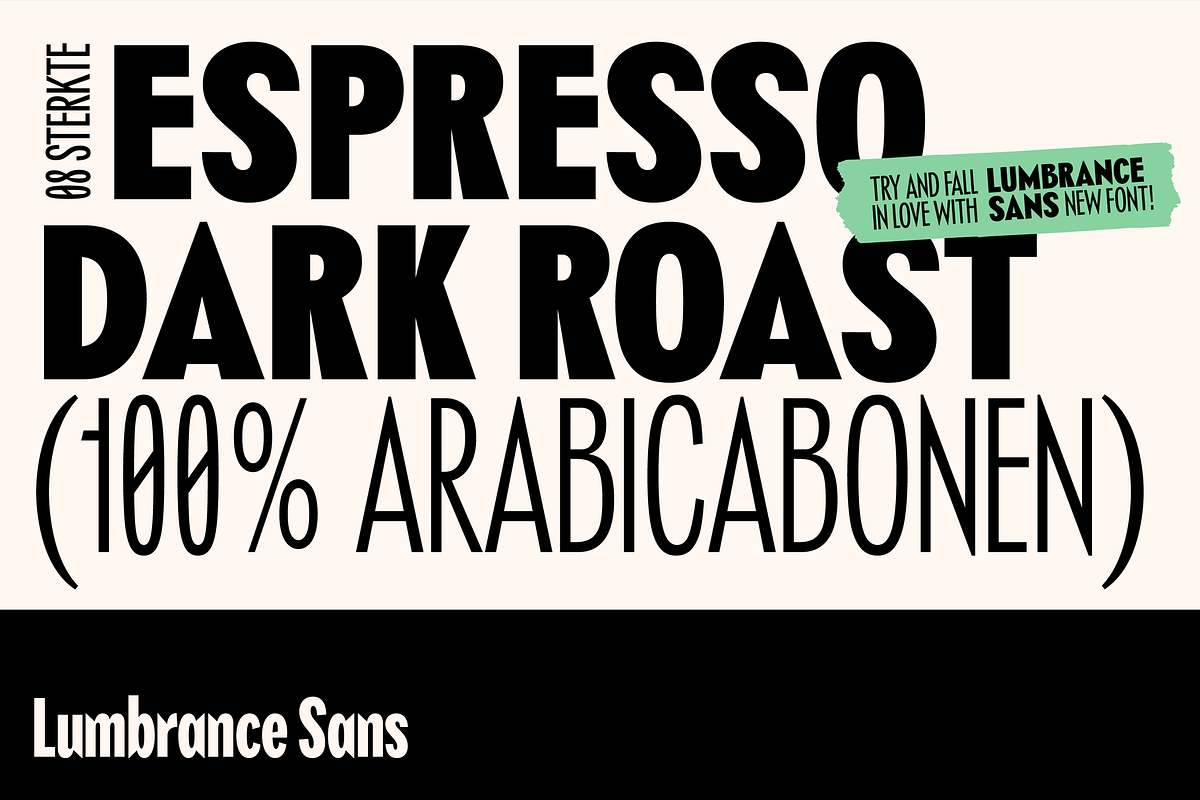 Lumbrance Sans, a Font by Sudtipos (Photo 3 of 7)
