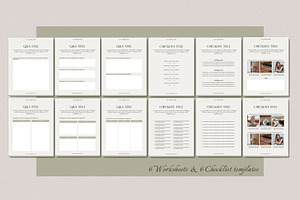 Workbook Creator Canva Template