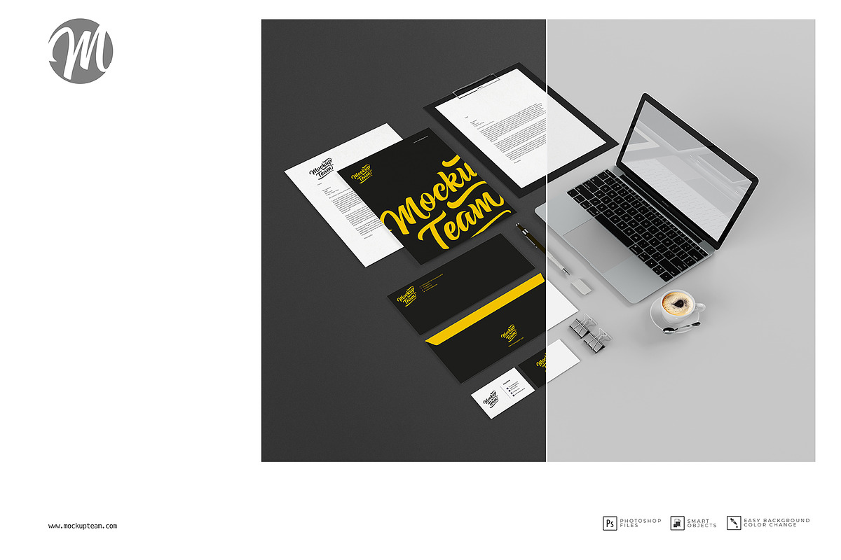 Stationery Branding Mockup Template, a Print Template by mockupteam1 (Photo 2 of 2)