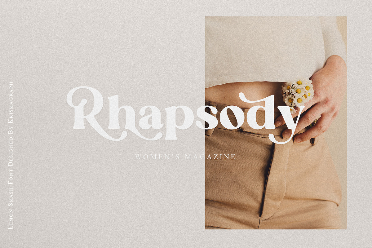 Lemon Smash | Modern Retro Serif, a Serif Font by Krismagraph (Photo 4 of 14)