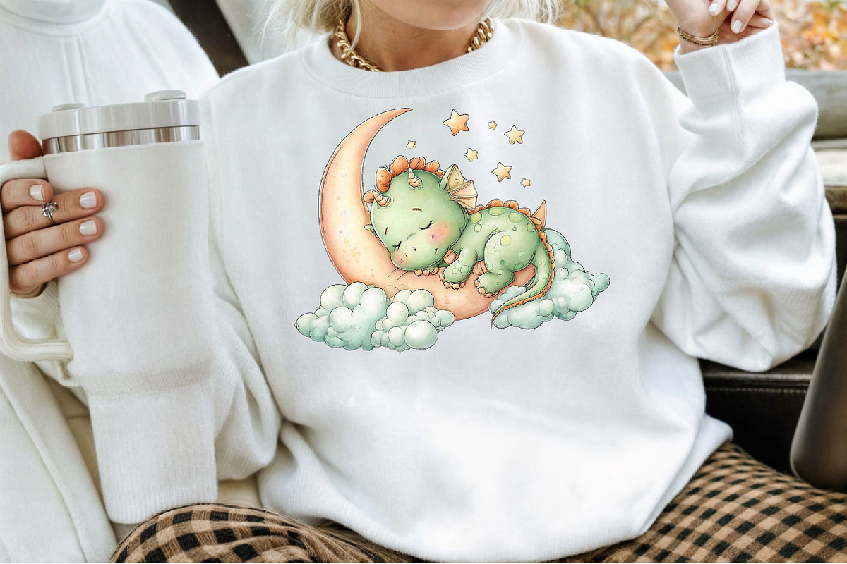 Cute Baby Dragons Clipart, an Illustration by Sublimation Artist (Photo 4 of 6)