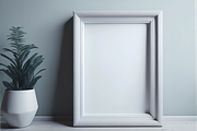 PSD Frame Mockup, Grey Wall Art, a Print Template by Ali's Designs (Thumbnail 2 of 4)