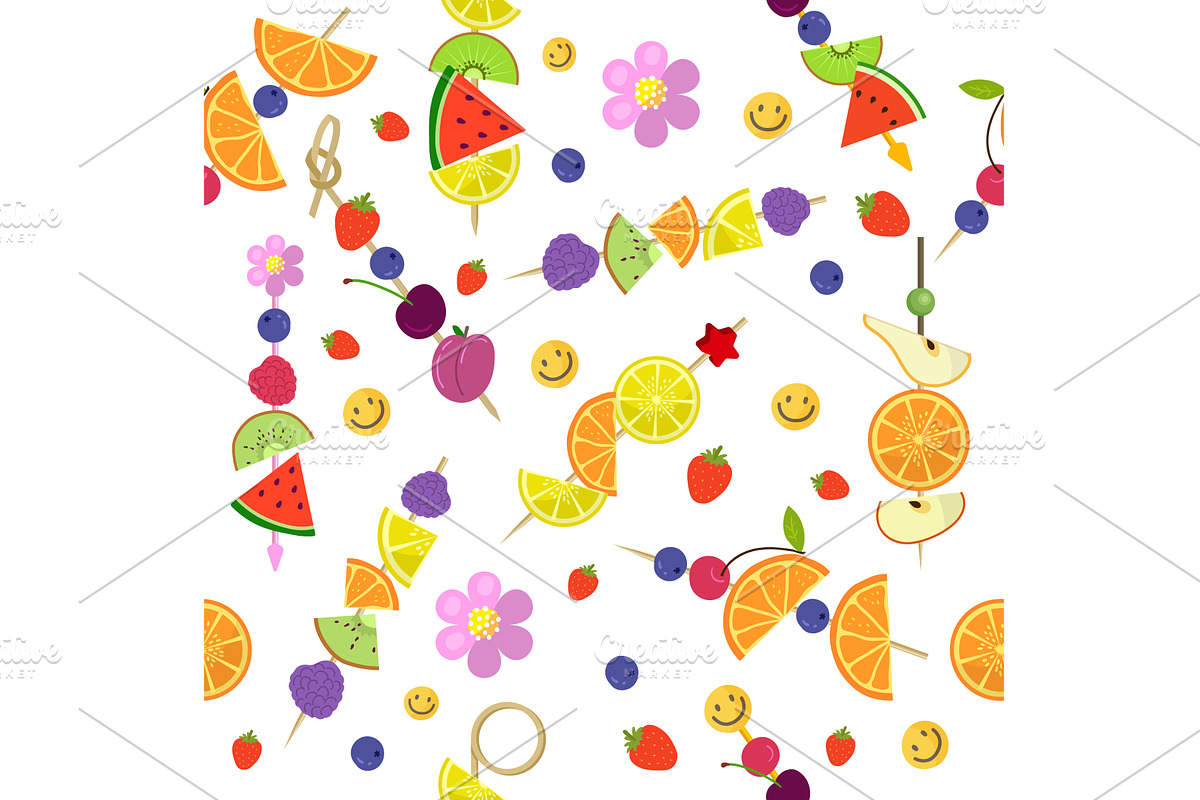 Canape pattern. thin sticks for, a Food Illustration by Onyx